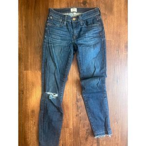 J crew toothpick jeans size 24